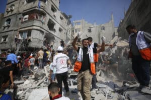 Bombardement et désespoir à Gaza